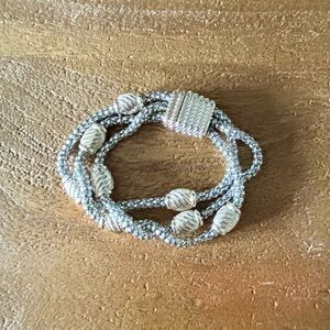 NWOT Silver and Gold Clasp Bracelet